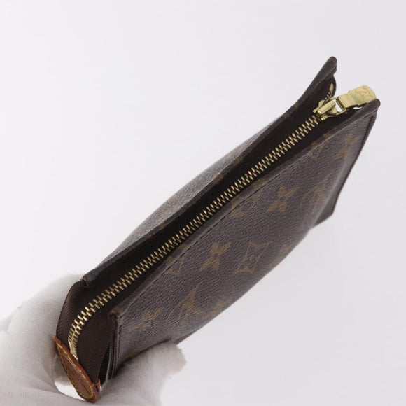 LOUIS VUITTON Monogram Poche Toilette 15 Pouch M47546 LV Auth hk3907