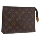 LOUIS VUITTON Monogram Poche Toilette 19 Pouch M47544 LV Auth hk3909-1