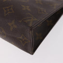 LOUIS VUITTON Monogram Poche Toilette 19 Pouch M47544 LV Auth hk3909-16