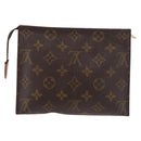 LOUIS VUITTON Monogram Poche Toilette 19 Pouch M47544 LV Auth hk3909-2