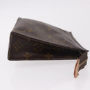 LOUIS VUITTON Monogram Poche Toilette 19 Pouch M47544 LV Auth hk3909-3