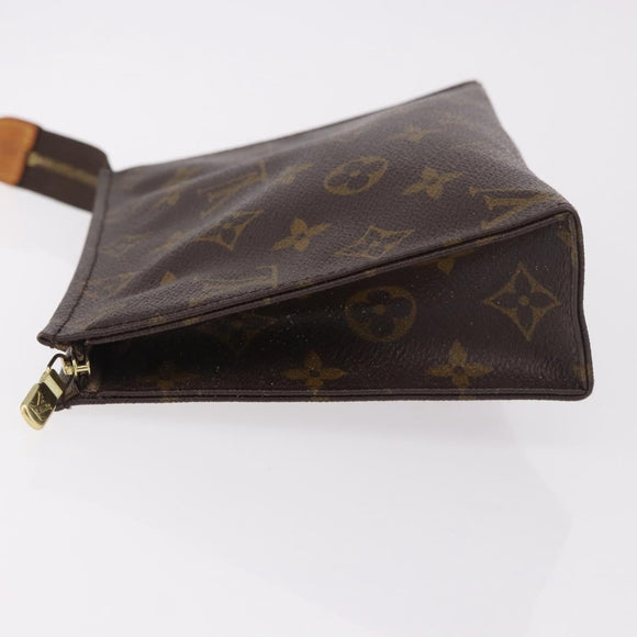LOUIS VUITTON Monogram Poche Toilette 19 Pouch M47544 LV Auth hk3909