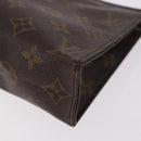 LOUIS VUITTON Monogram Poche Toilette 19 Pouch M47544 LV Auth hk3909-14