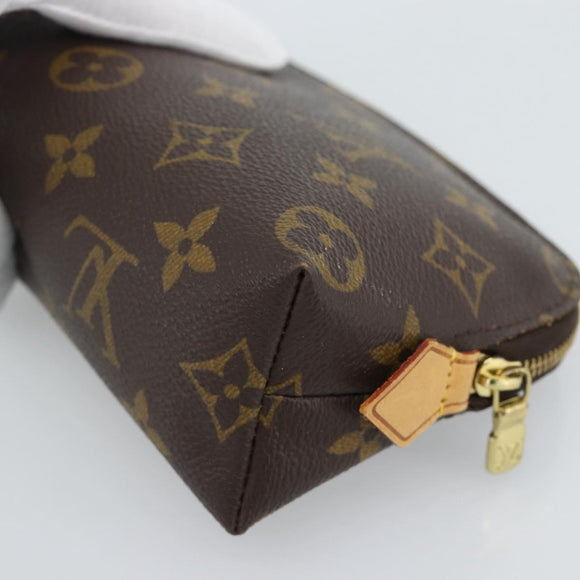 LOUIS VUITTON Monogram Pochette Cosmetic PM Pouch M43998 LV Auth hk3910