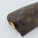 LOUIS VUITTON Monogram Pochette Cosmetic PM Pouch M43998 LV Auth hk3910-16