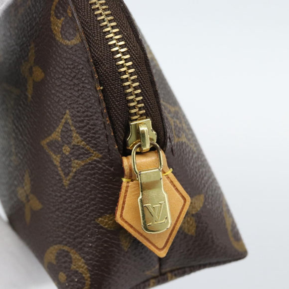 LOUIS VUITTON Monogram Pochette Cosmetic PM Pouch M43998 LV Auth hk3910