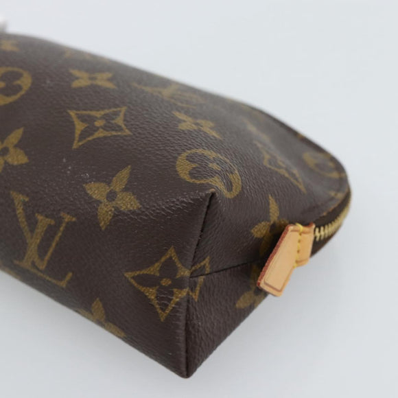 LOUIS VUITTON Monogram Pochette Cosmetic PM Pouch M43998 LV Auth hk3910