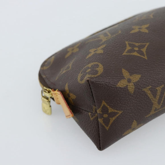 LOUIS VUITTON Monogram Pochette Cosmetic PM Pouch M43998 LV Auth hk3910