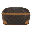 LOUIS VUITTON Monogram Compiegne 28 Clutch Tas M51845 LV Auth hk3912-13