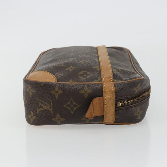 LOUIS VUITTON Monogram Compiegne 28 Clutch Tas M51845 LV Auth hk3912