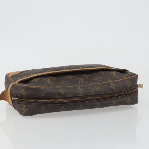 LOUIS VUITTON Monogram Compiegne 28 Clutch Tas M51845 LV Auth hk3912