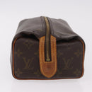 LOUIS VUITTON Monogram Trousse Patte Pression Cosmetic Pouch M47636 Auth hk3913-3
