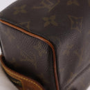 LOUIS VUITTON Monogram Trousse Patte Pression Cosmetic Pouch M47636 Auth hk3913-7