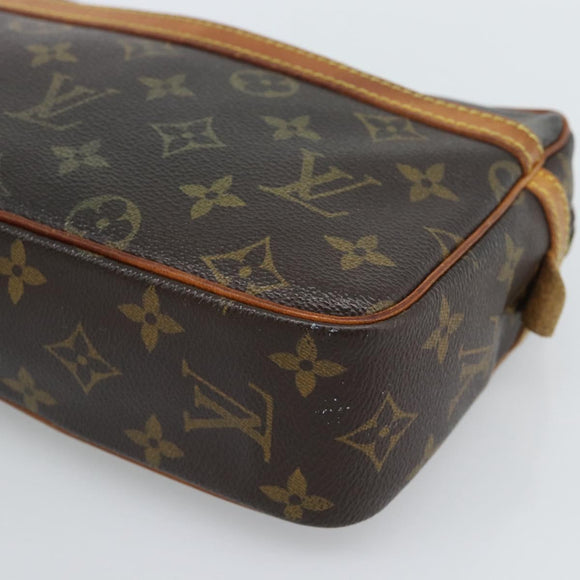 LOUIS VUITTON Monogram Compiegne 23 Clutch Bag M51847 LV Auth hk3914