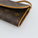 LOUIS VUITTON Monogram Pochette Twin GM Shoulder Bag M51852 LV Auth hk3915-15
