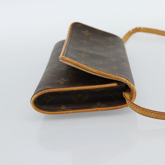 LOUIS VUITTON Monogram Pochette Twin GM Shoulder Bag M51852 LV Auth hk3915