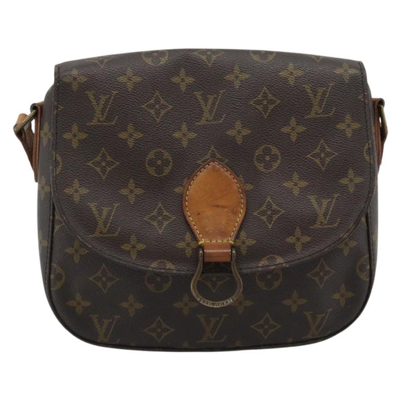 LOUIS VUITTON Monogram Saint Cloud GM Schoudertas M51242 LV Auth hk3916