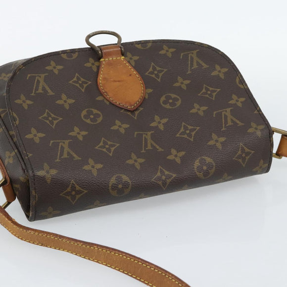 LOUIS VUITTON Monogram Saint Cloud GM Schoudertas M51242 LV Auth hk3916
