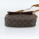 LOUIS VUITTON Monogram Saint Cloud GM Schoudertas M51242 LV Auth hk3916-5