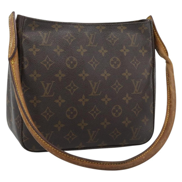 LOUIS VUITTON Monogram Looping MM Shoulder Bag M51146 LV Auth hk3918