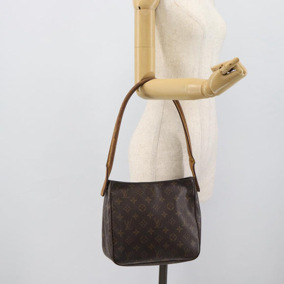LOUIS VUITTON Monogram Looping MM Shoulder Bag M51146 LV Auth hk3918