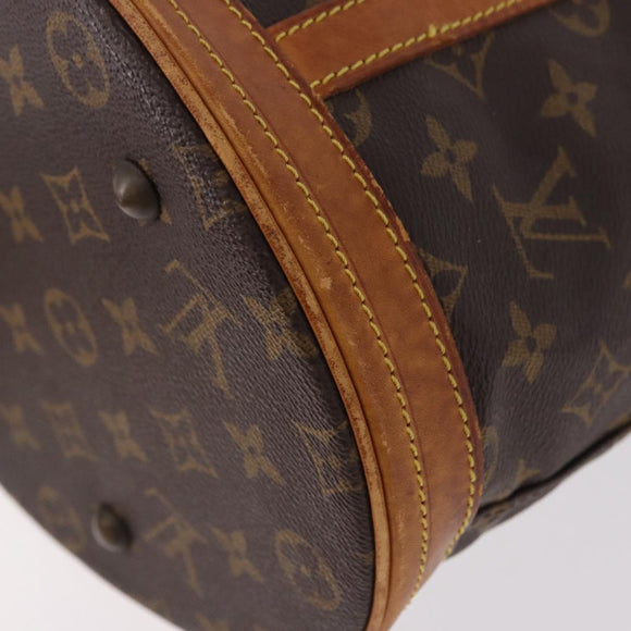 LOUIS VUITTON Monogram Bucket GM Shoulder Bag M42236 LV Auth hk3919