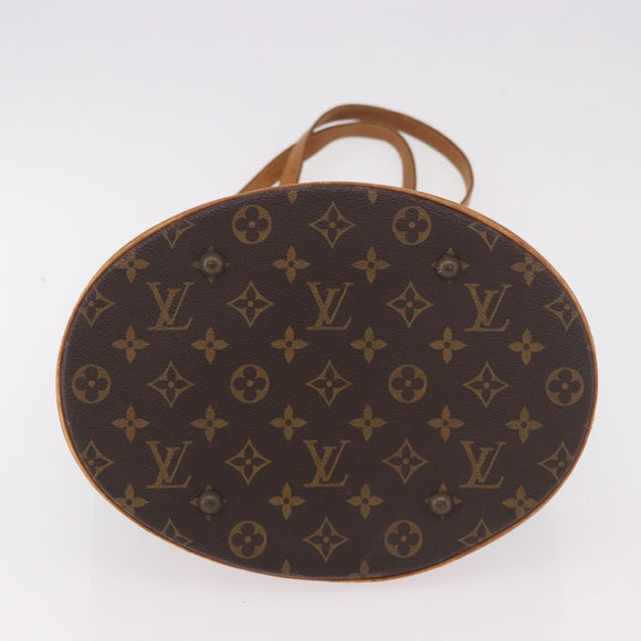 LOUIS VUITTON Monogram Bucket GM Shoulder Bag M42236 LV Auth hk3919