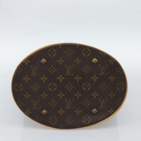 LOUIS VUITTON Monogram Bucket GM Shoulder Bag M42236 LV Auth hk3920