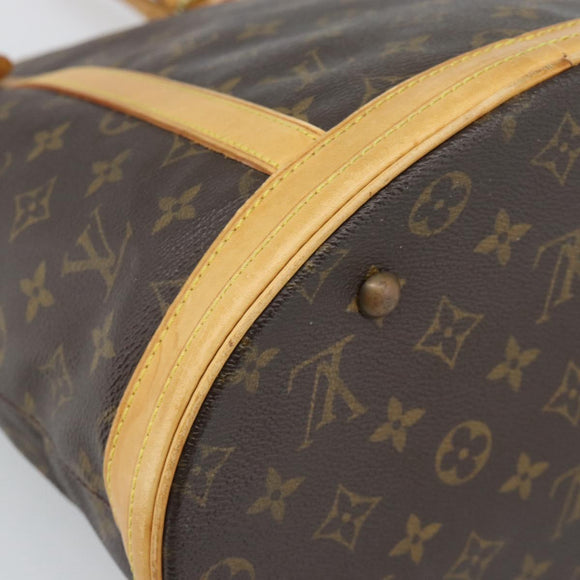 LOUIS VUITTON Monogram Bucket GM Shoulder Bag M42236 LV Auth hk3920