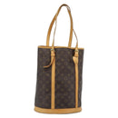 LOUIS VUITTON Monogram Bucket GM Shoulder Bag M42236 LV Auth hk3920-1