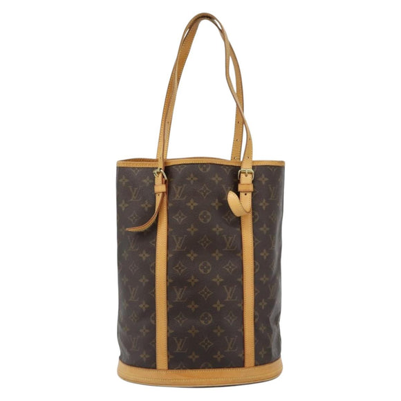 LOUIS VUITTON Monogram Bucket GM Shoulder Bag M42236 LV Auth hk3920