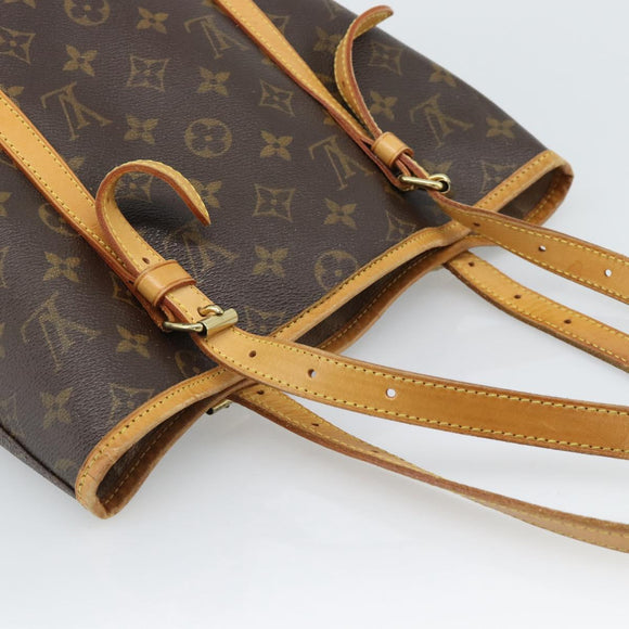 LOUIS VUITTON Monogram Bucket GM Shoulder Bag M42236 LV Auth hk3920