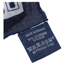 HERMES Carre 140 Scarf ""Peuple Du Vent"" Cashmere Navy Auth hk3921M-12