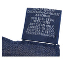 HERMES Carre 140 Scarf ""Peuple Du Vent"" Cashmere Navy Auth hk3921M-13