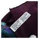 HERMES Carre 140 Scarf ""Le Paradis du Ray"" Cashmere Navy Auth hk3922M-12