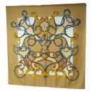 HERMES Carre 140 Scarf ""LINSTRVCTON DU ROY"" Cashmere Brown Auth hk3924V-1