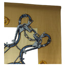 HERMES Carre 140 Scarf ""LINSTRVCTON DU ROY"" Cashmere Brown Auth hk3924V-4