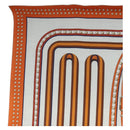 HERMES Carre 140 Scarf ""Grand Tralala"" Cashmere Beige Auth hk3925V-2