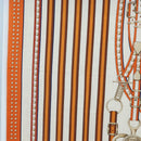 HERMES Carre 140 Scarf ""Grand Tralala"" Cashmere Beige Auth hk3925V-5