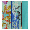 HERMES Carre 140 Scarf ""TROPIQUES"" Cashmere Blue Auth hk3926M-7