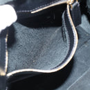 CELINE Horizontal Cabas Tote Bag Leather Black Gold Auth hk3929A-19