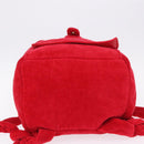 Gianni Versace Backpack Pile Red Silver Auth hk3931-5