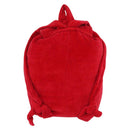 Gianni Versace Backpack Pile Red Silver Auth hk3931-2