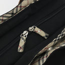 BURBERRY Hand Bag Nylon Black Silver Auth hk3932-10