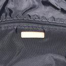 BURBERRY Hand Bag Nylon Black Silver Auth hk3932-11