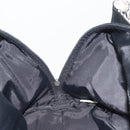 BURBERRY Hand Bag Nylon Black Silver Auth hk3932-18