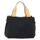 BURBERRY Hand Bag Nylon Black Silver Auth hk3932-2