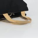 BURBERRY Hand Bag Nylon Black Silver Auth hk3932-7