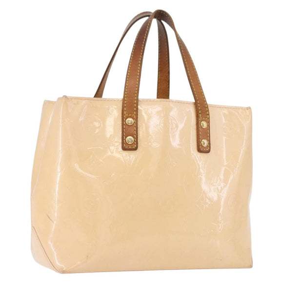 LOUIS VUITTON Monogram Vernis Reade PM Bag Marshmallow Pink M91306 Auth hk3933
