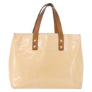 LOUIS VUITTON Monogram Vernis Reade PM Bag Marshmallow Pink M91306 Auth hk3933-13